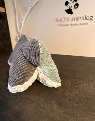 Leseknochen klein - grau/mint Leseknochen klein - grau/mint