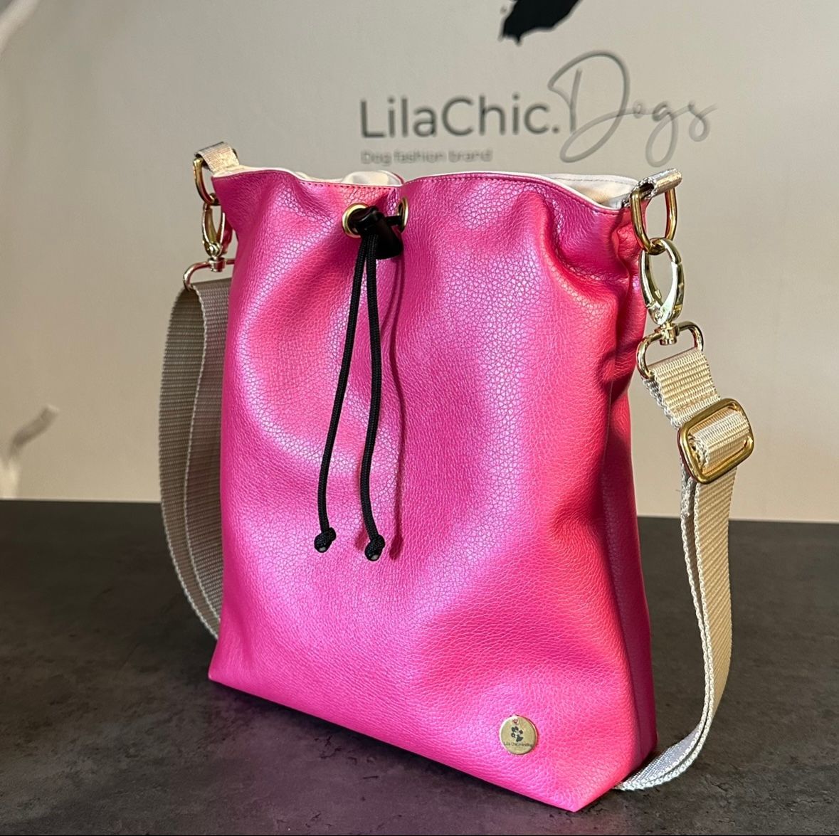 Handtasche - Himbeere