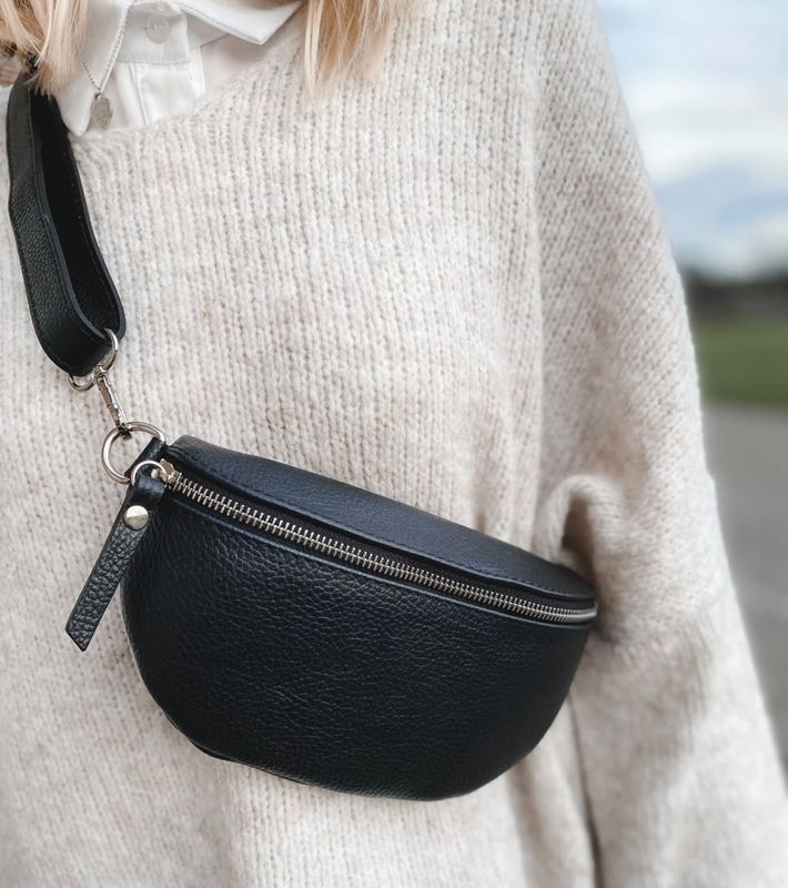 Bauchtasche aus Leder Bauchtasche aus Leder