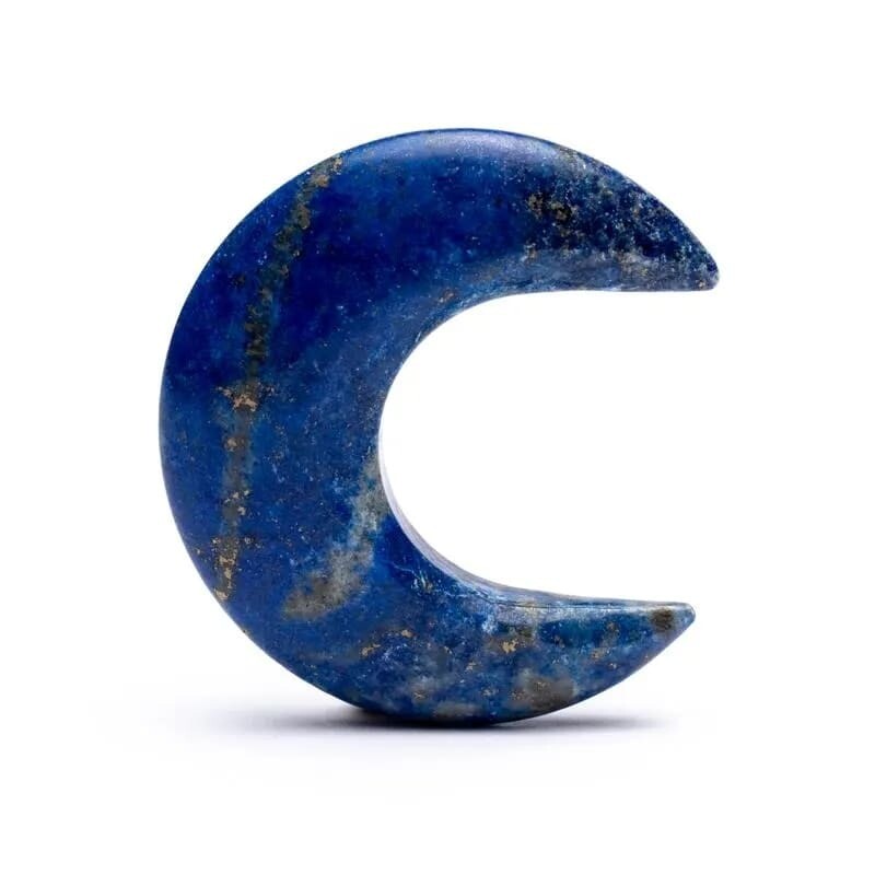 Mondförmiger Stein Lapislazuli 4cm