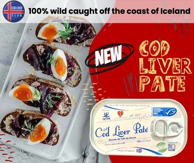 1x Triton Icelandic Cod Liver Pate (125g)