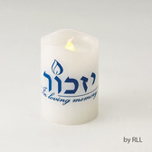 LED flameless memorial candle