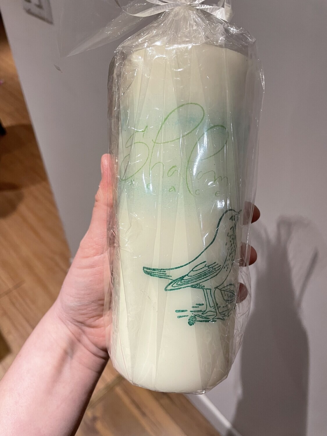 Shalom/Peace Candles by Mitzi Zohar