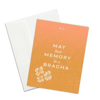 May Their Memory be a Bracha card - Everyday Yiddish