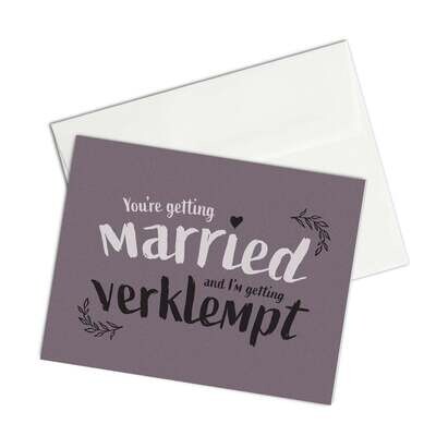 You&#39;re Getting Married card - Everyday Yiddish