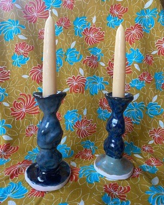 Ceramic Candlesticks - Zhydovka