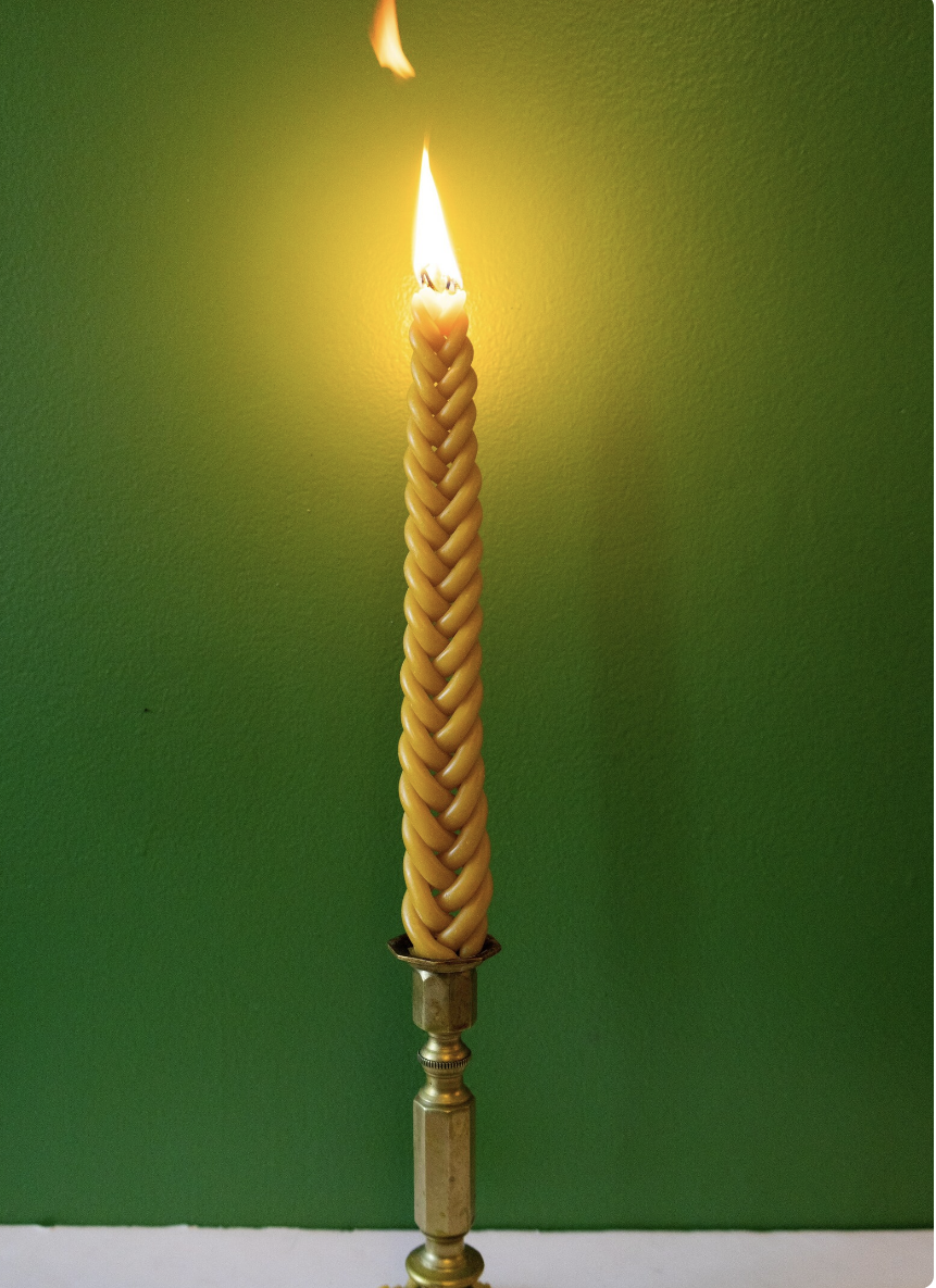Beeswax Havdallah Candle - 5-wick - Mile End Soap and Candle