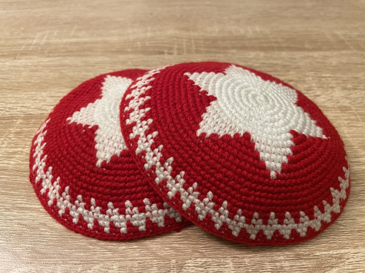 Red Kippot from Uganda