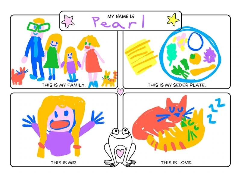 Passover Seder Doodlemat - The Haggadah Collective