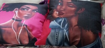 Christian Ladette&#39;s Urban African American Collection- Melanin Pillows and RB&#39;s Headbands