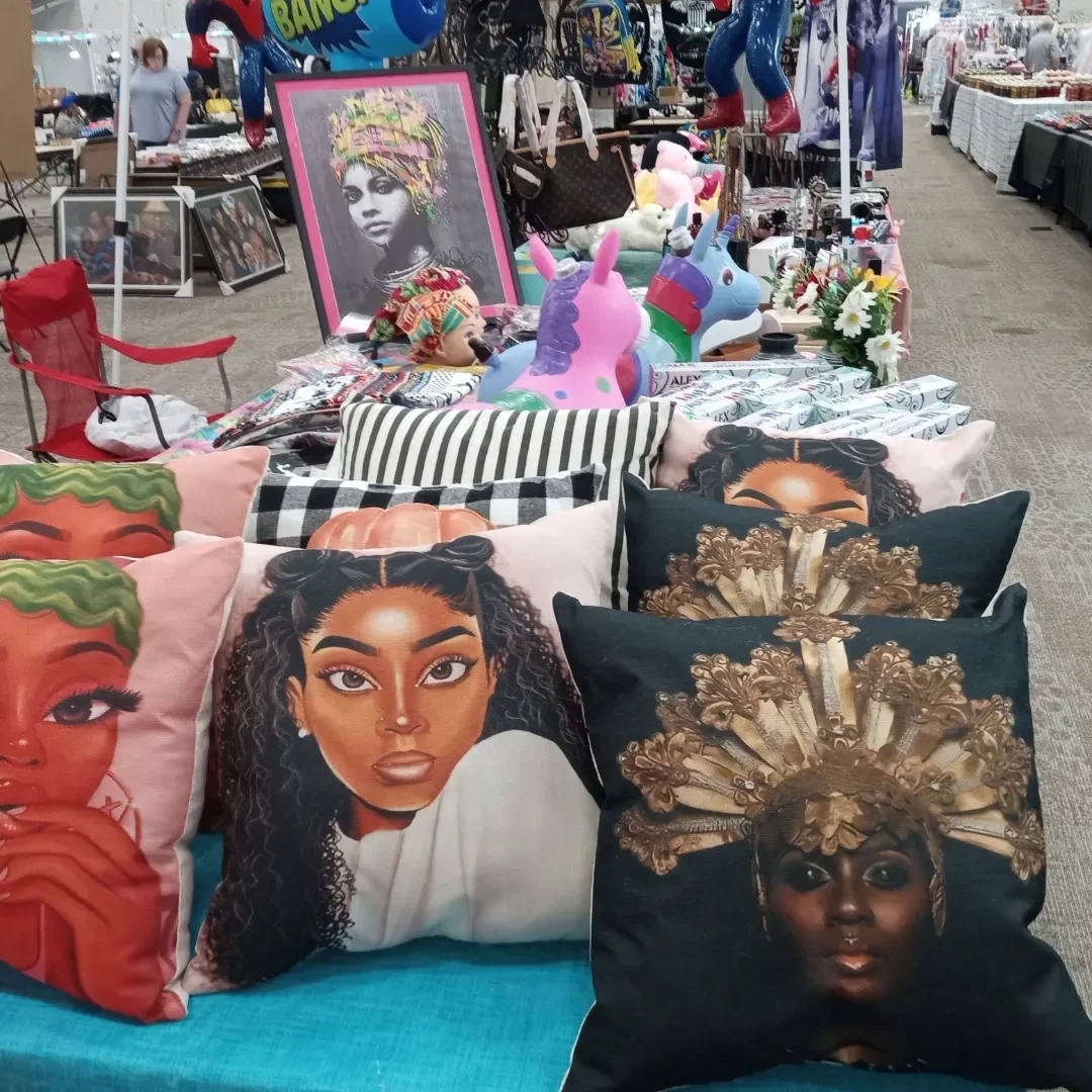 Christian Ladette's Urban African American Collection- Melanin Pillows and RB's Headbands