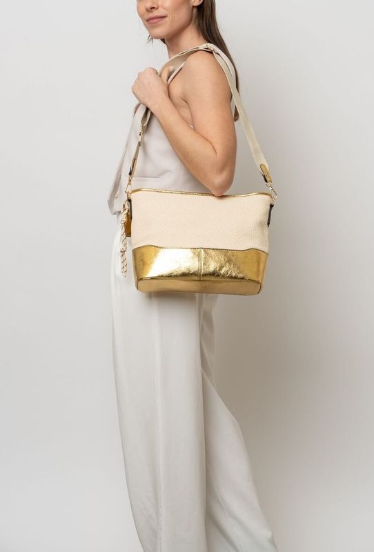 &#39;Duo Gold&#39; Shoulder Bag