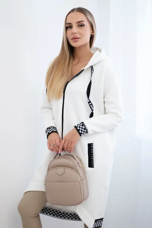 &#39;Deluxe Hoodie&#39; in White
