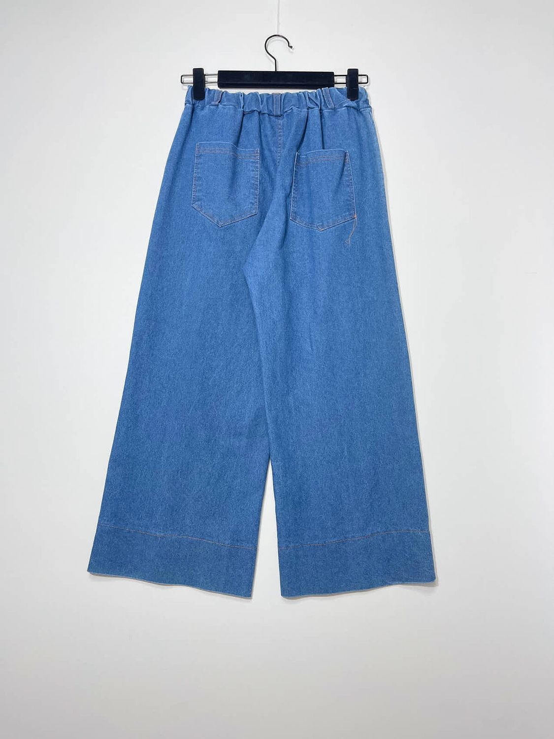&#39;Chambray&#39; Palazzo  Lightweight Jeans