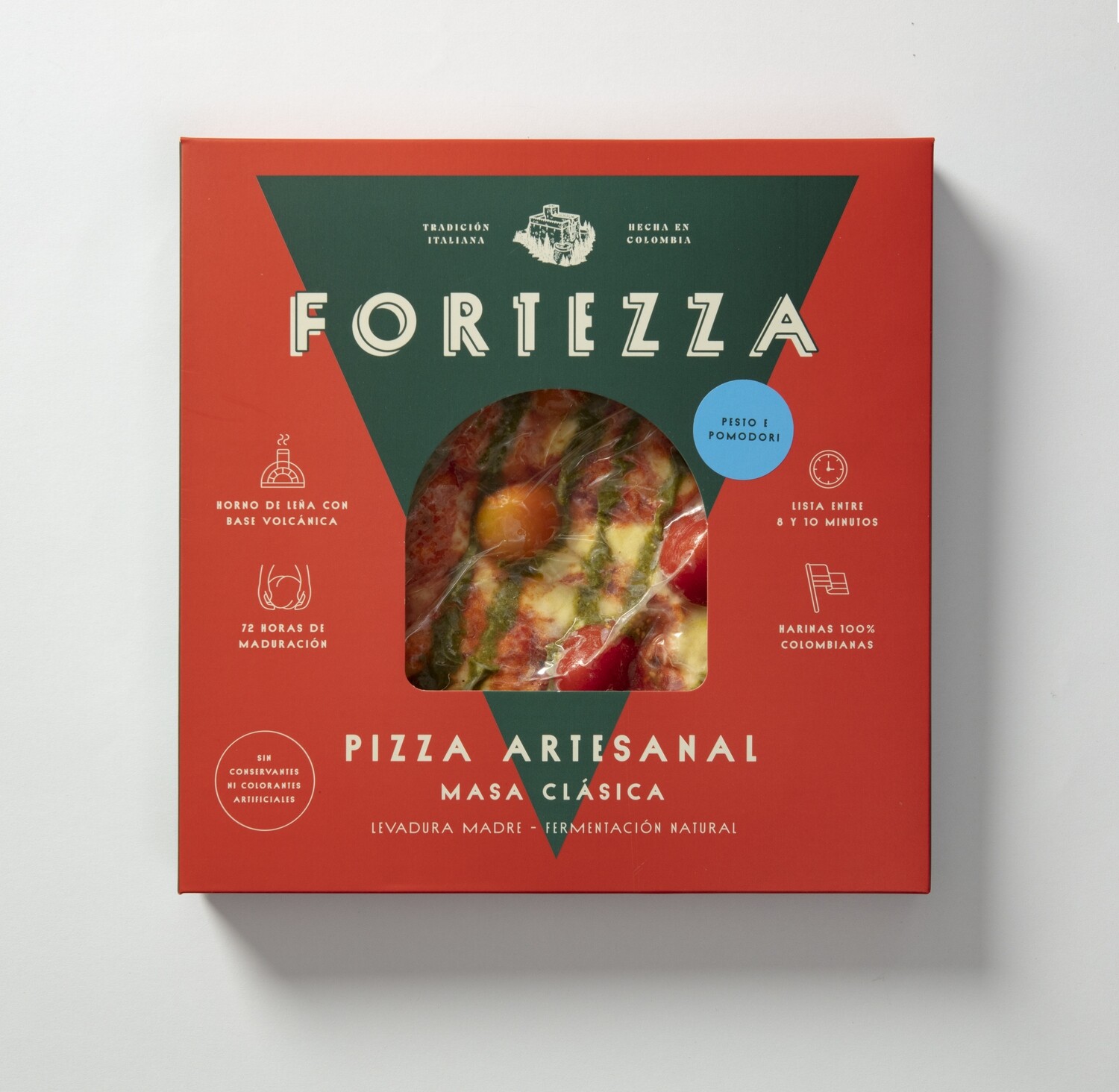 PESTO E POMODORINI - Masa Clásica