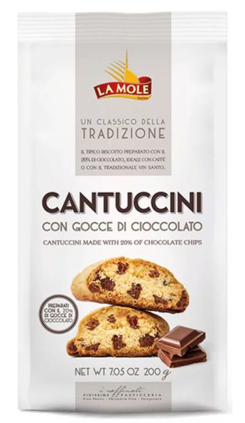 CANTUCCINI  CHOCOLATE - LA MOLE 200gr