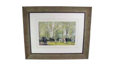 "The Paddock" Signed Framed Artwork by James Crow