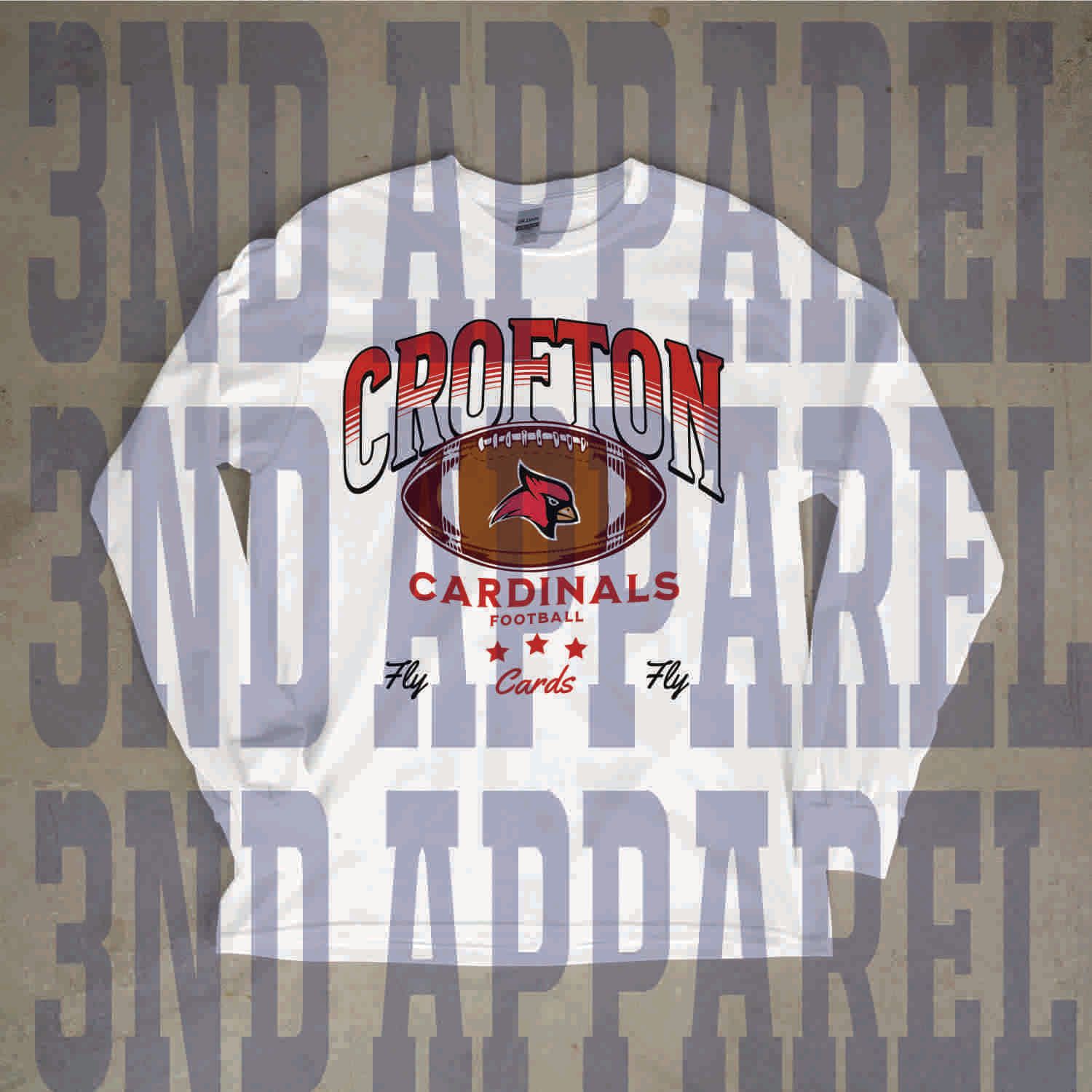 Crofton Football Fly Cards Fly Long Sleeve