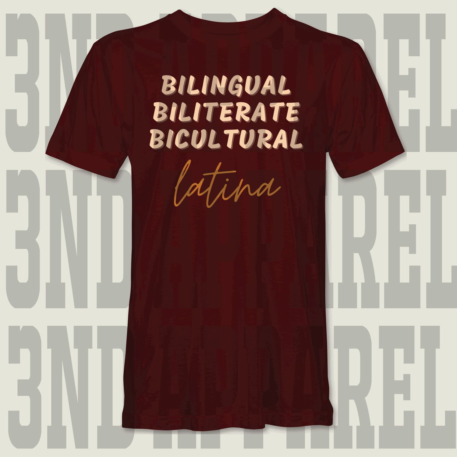 Latino Coalition Club Bilingual,Biliterate,Bicultural T-shirt