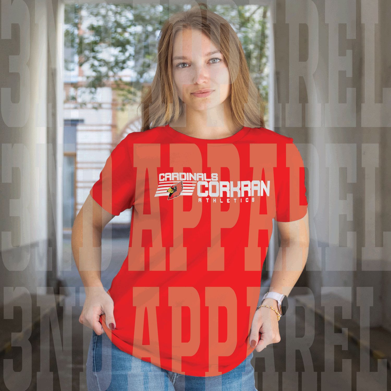 Corkran Cardinals Athletics Cotton T-shirt