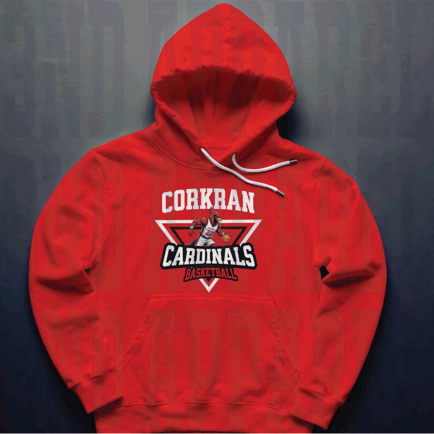 Corkran Cardinals Basketball Youth Cotton T-shirt