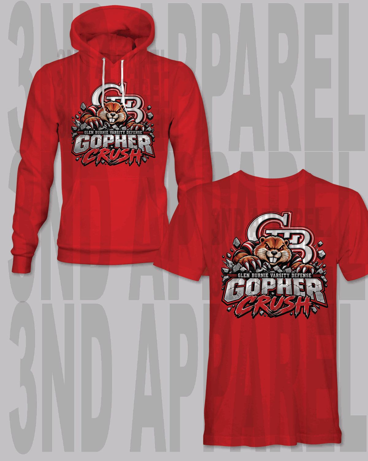 Glen Burnie Football Crush Red