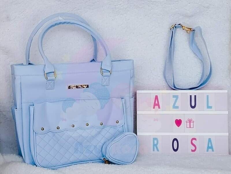Bolso Pañalera Pastel