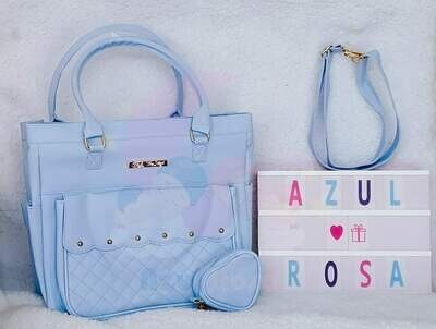 Bolso Pañalera Pastel