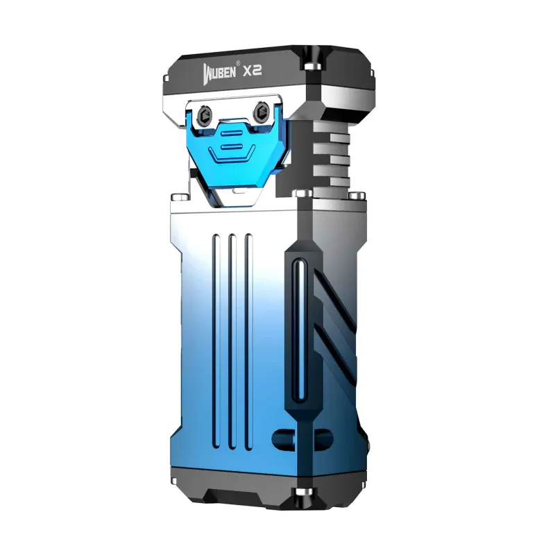 Wuben X2 sininen (3xLH351D 5000K 90+CRI) - Pieni, kevyt ja tehokas EDC!!