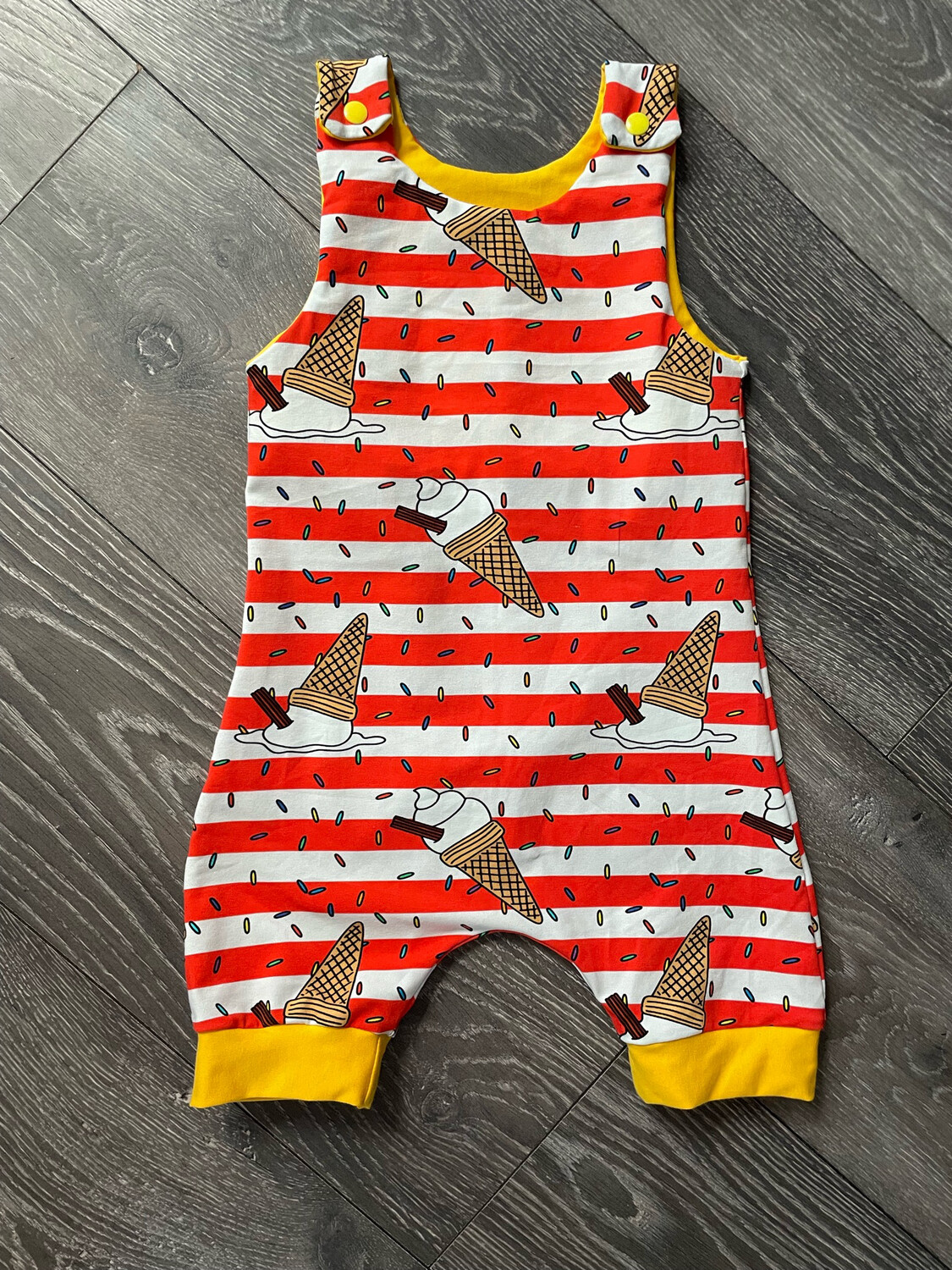 Shorty Dungaree romper