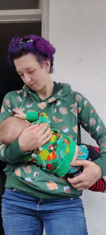 Breastfeeding Hoodie (Zip Feeding Access)