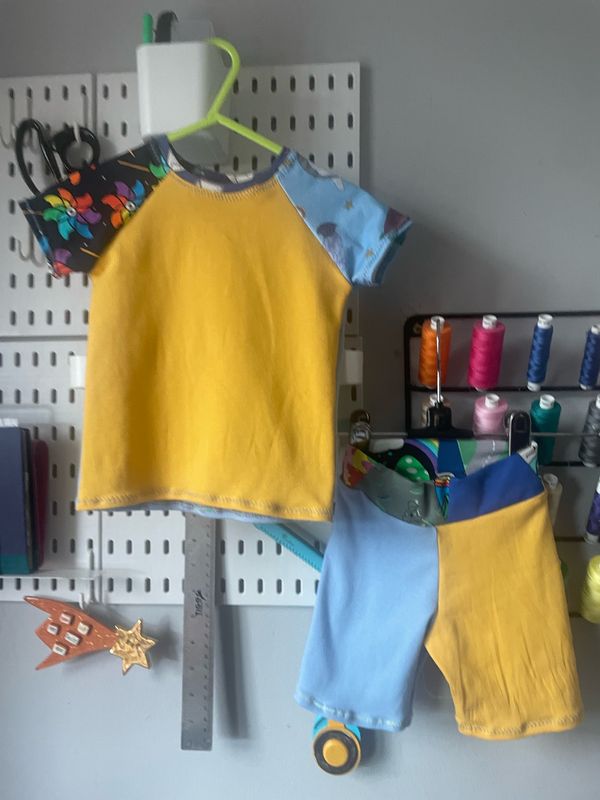 Harlequin Shorts And T-shirt Set (6-9m)