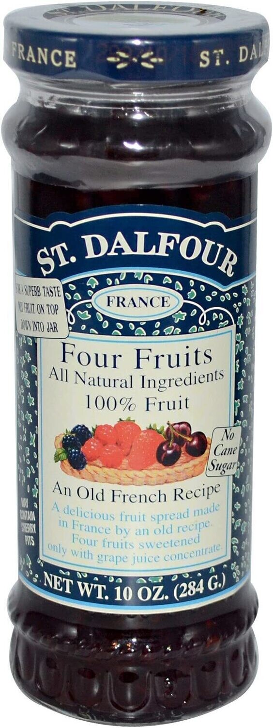 ST. Dalfour - Four Fruits Jam 284g مربى الفواكه الأربعة