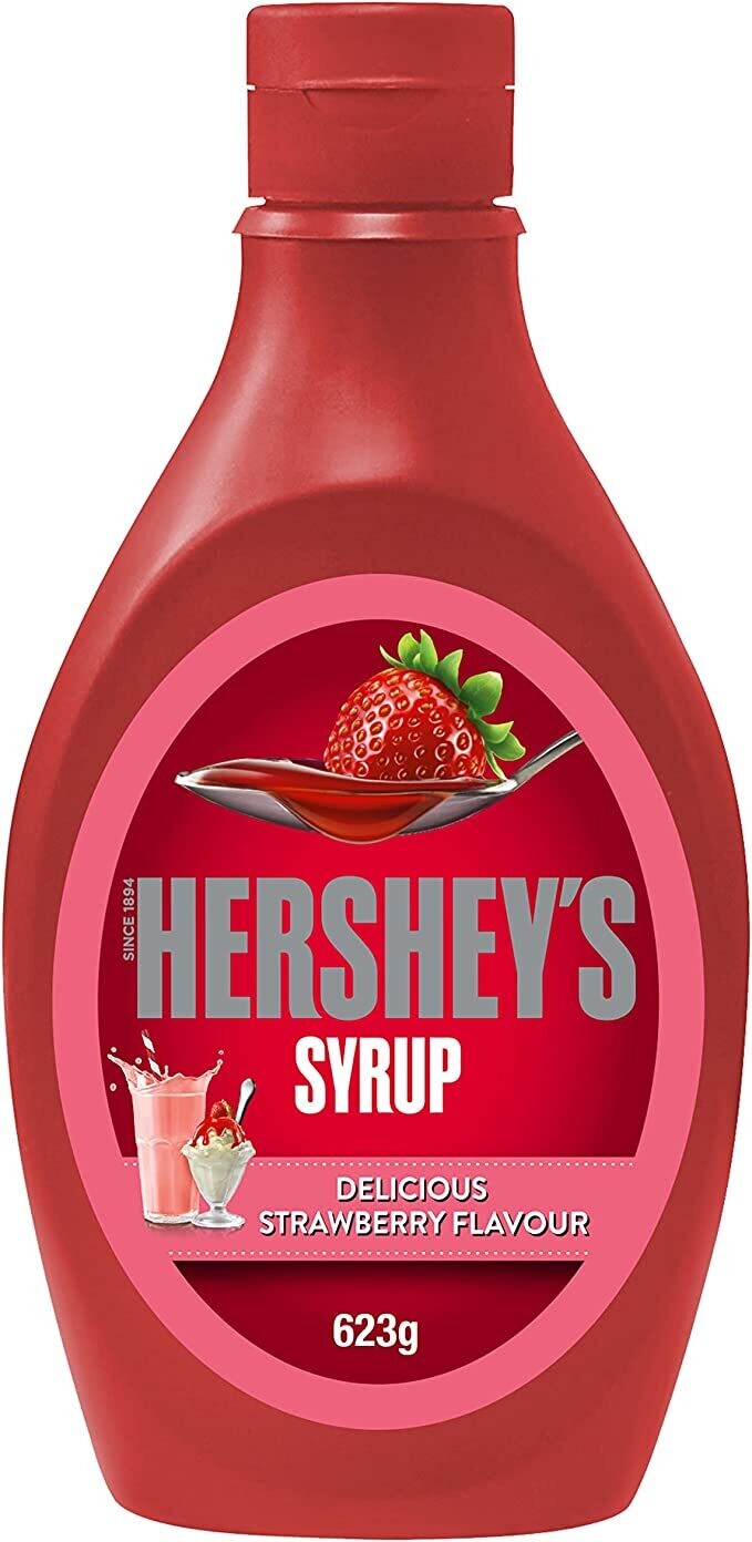 Hershey's - Strawberry Flavor Syrup هيرشي - شراب بنكهة الفراولة