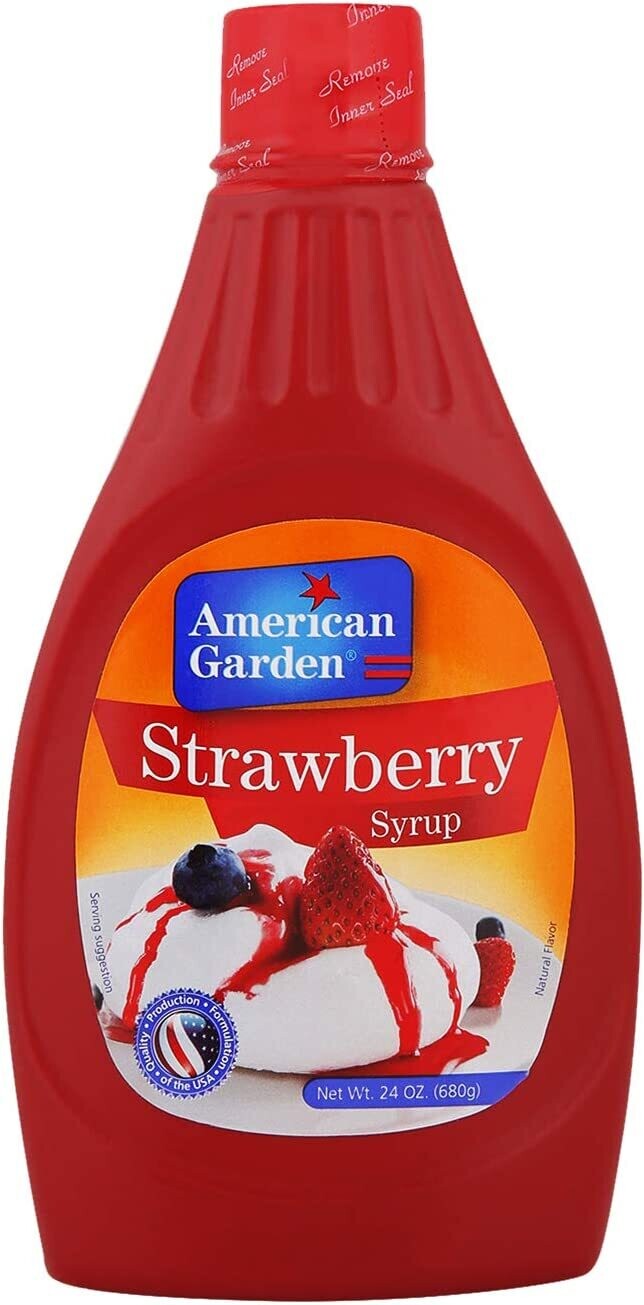 American Garden - Strawberry Syrup, 680g