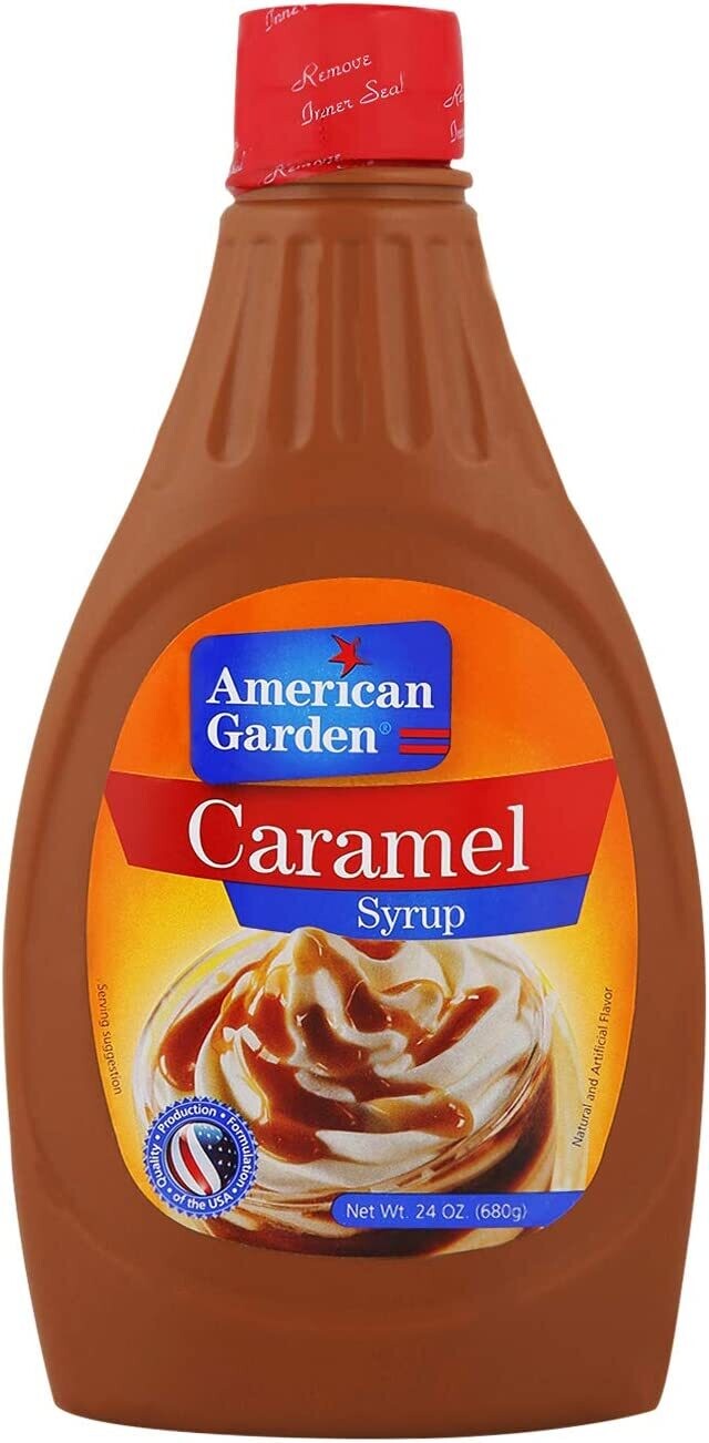 American Garden - Caramel Syrup, 680g شراب الكرميل