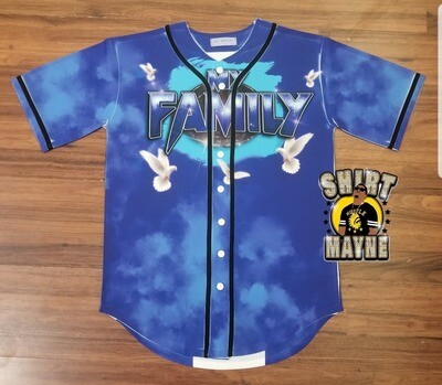 Custom All Over Print Baseball Jersey