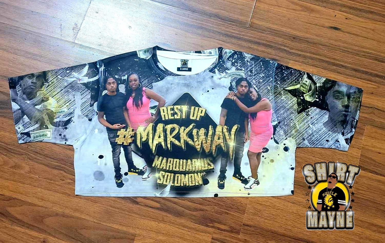 Custom All Over Print Crop Top Shirt