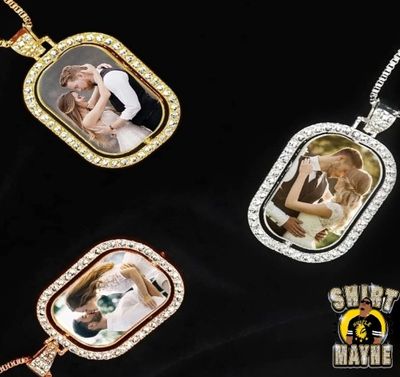 Custom Diamond Pendent: Rotating Dog Tags