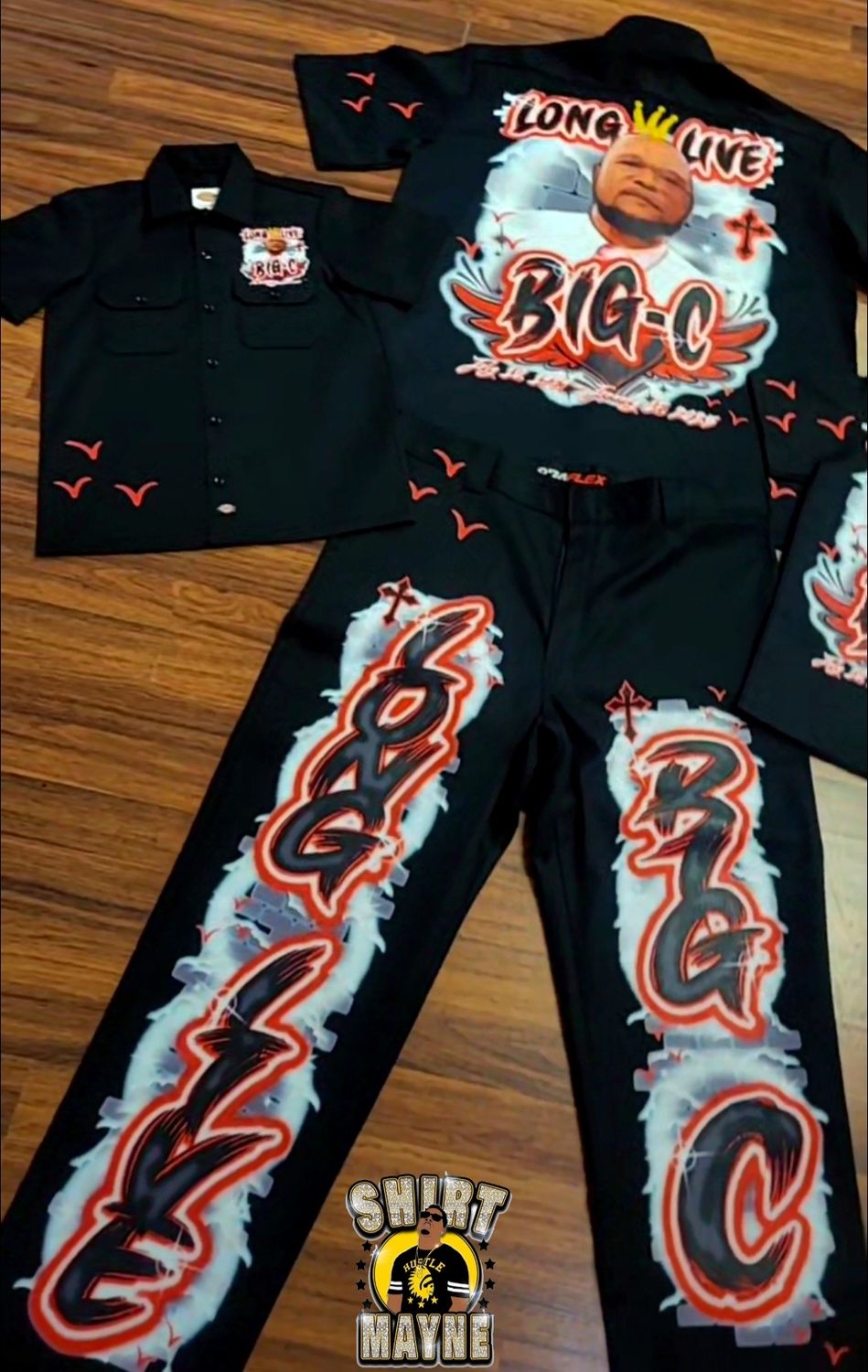 Custom Memorial Dickies Suit