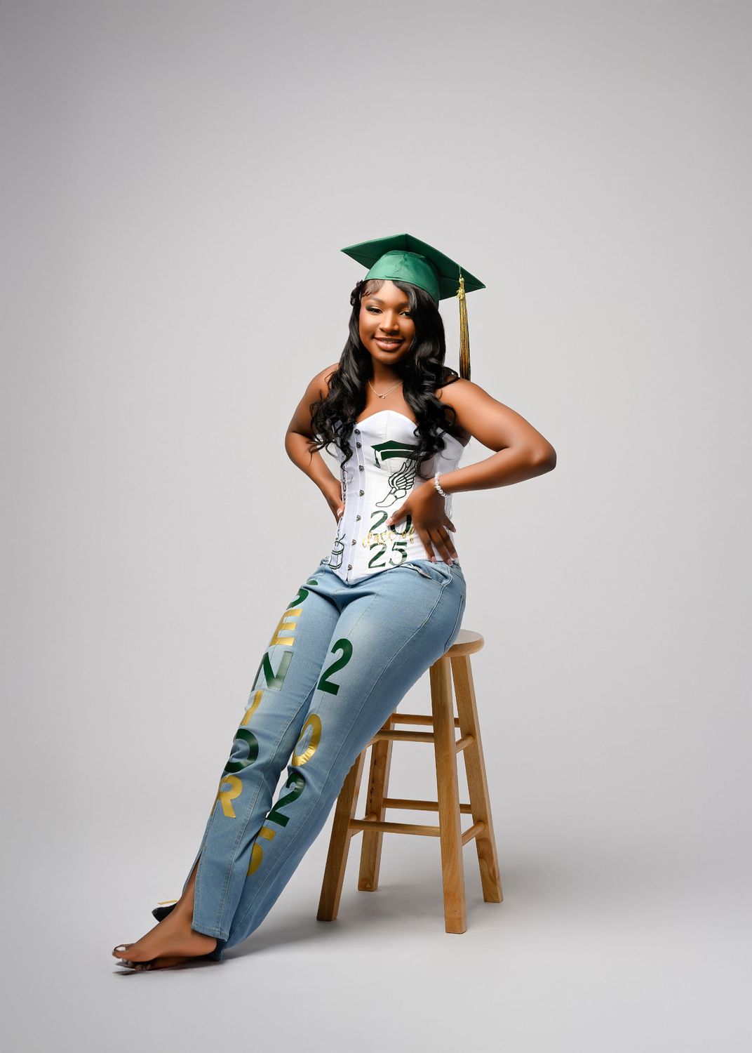 Oversized Print Shirt: Allannah Graduation