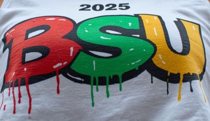 Oversized Print Shirt: 2025 BSU