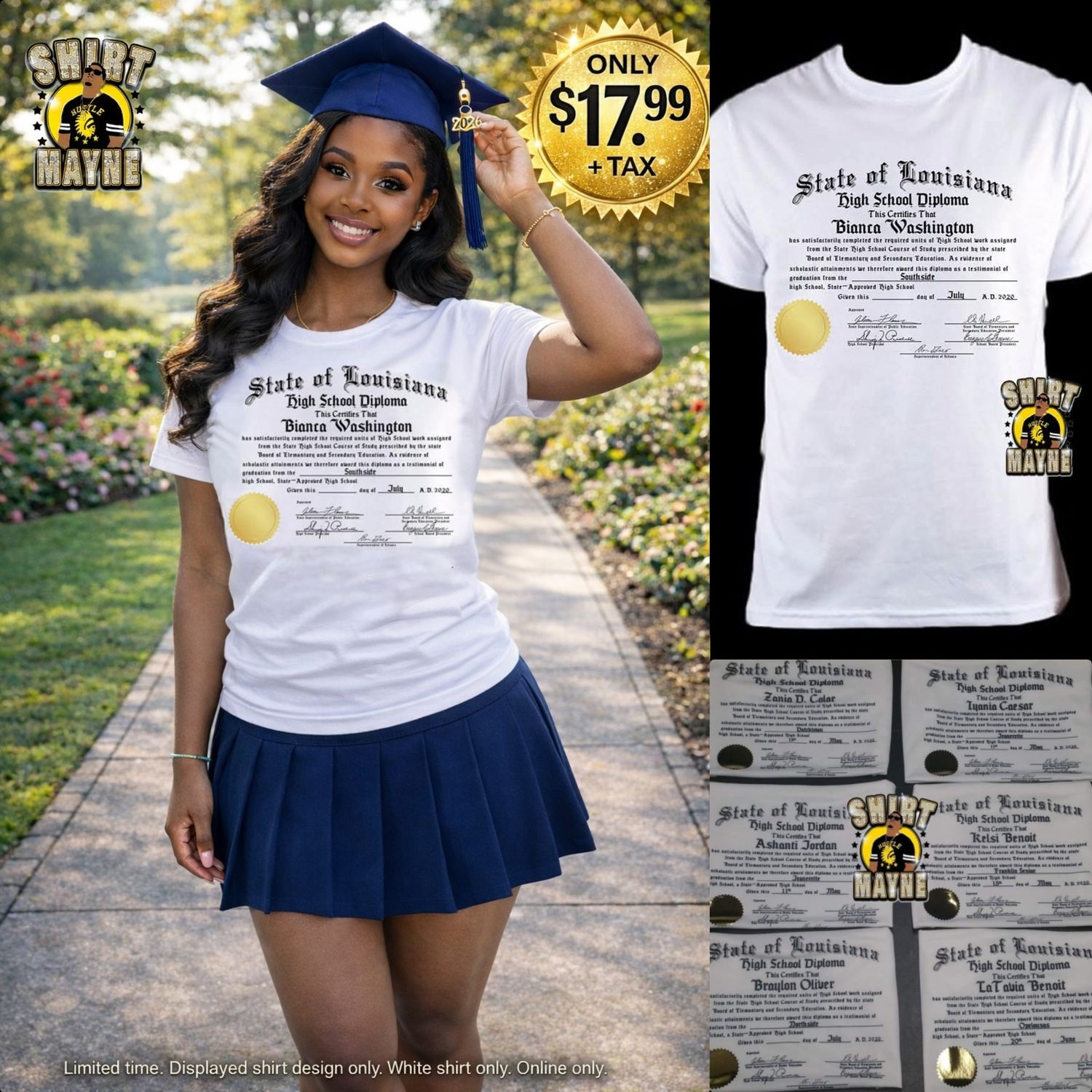 Graduation: High School Diploma Shirt