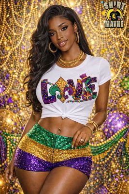 Love Mardi Gras Shirt