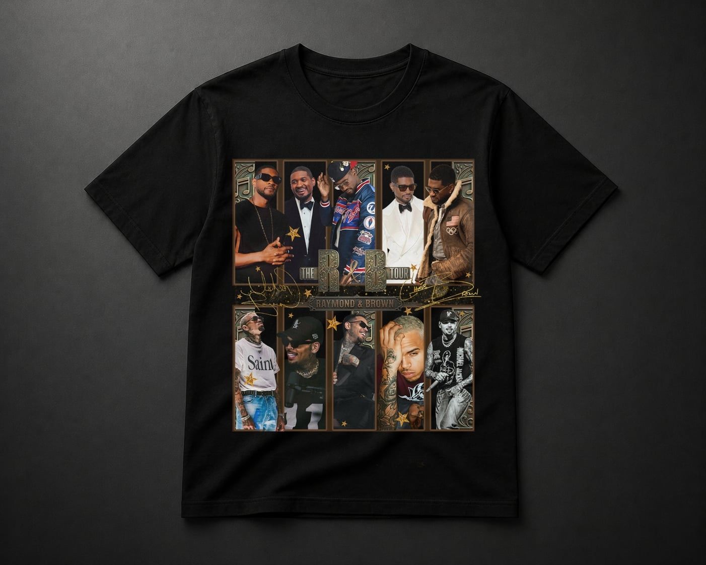 Oversized Print Shirt: The R&amp;B Tour 2