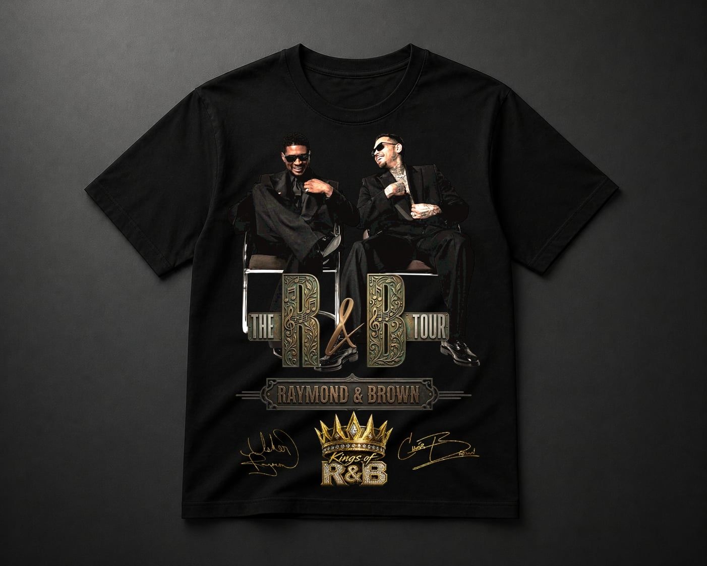 Oversized Print Shirt: The R&amp;B Tour 3