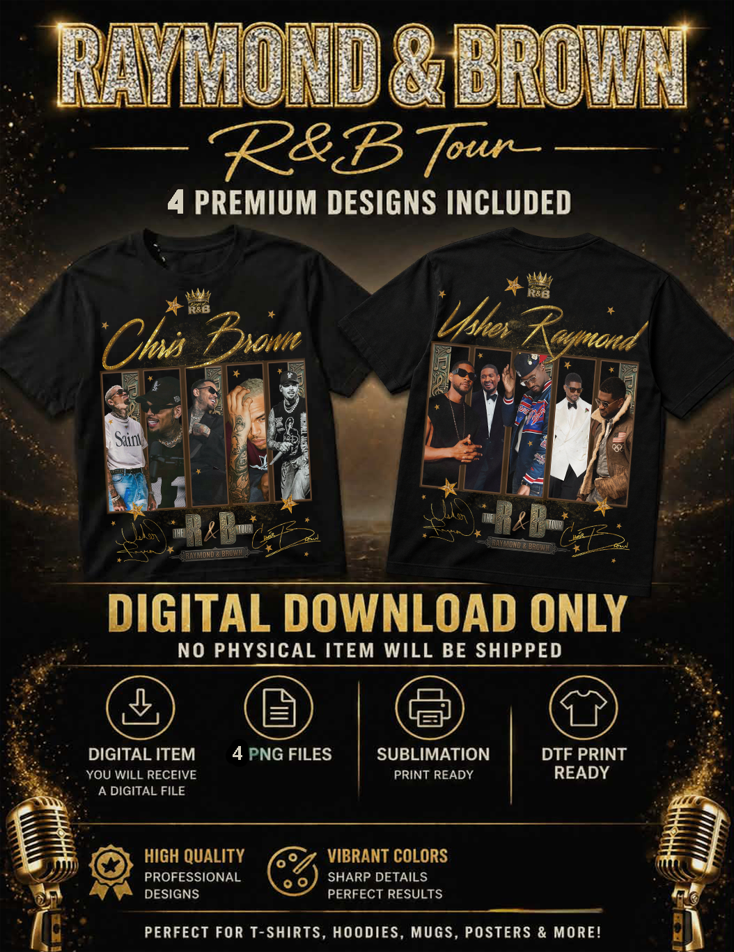R&amp;B Tour Digital Design Bundle 3