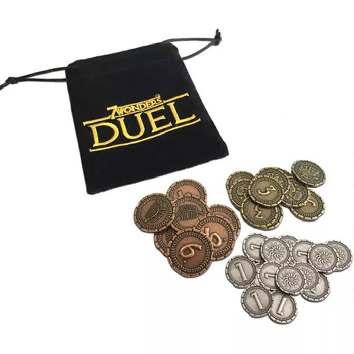 7 Wonders Duel - Metal Coins