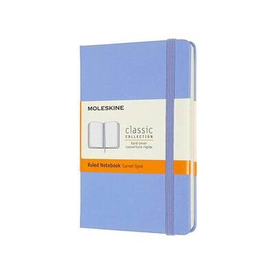 Moleskine Notebook Hydrangea Blue Ruled Pocket Hard Cover