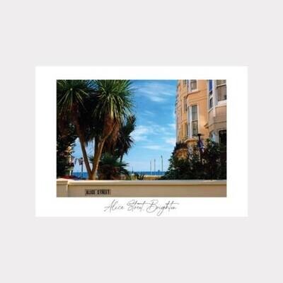 Brighton Beach Love Postcard and Print | Photography Print | Wall Art Active